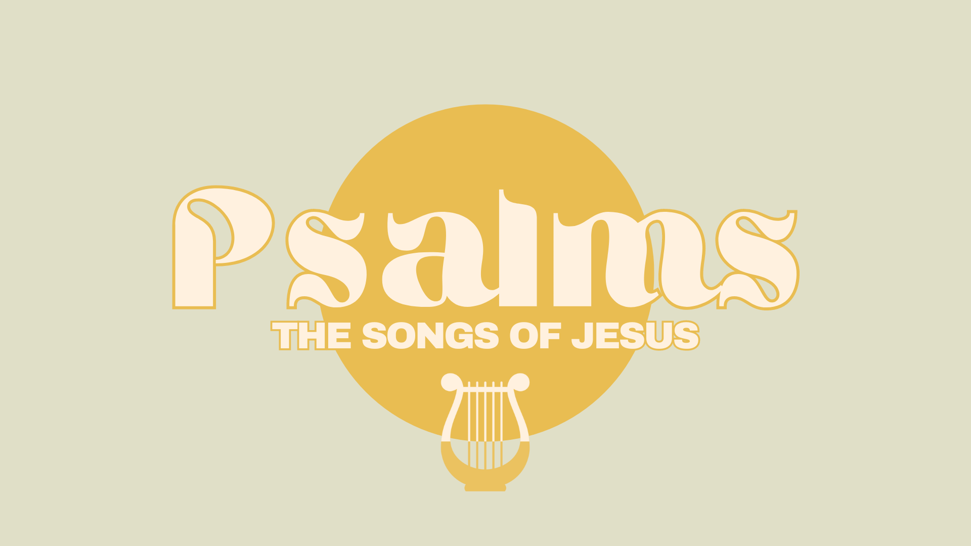 Psalms Series Banner